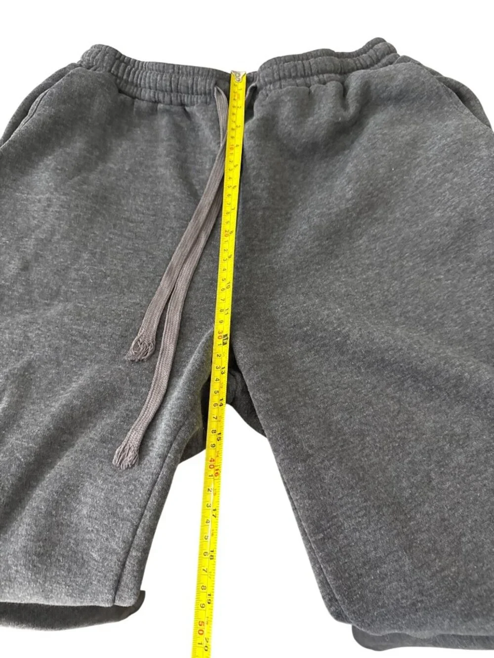 Dark Gray Drawstring Sweatpants XXXL 95% Polyester 5% Elastane Relaxed Fit Loung